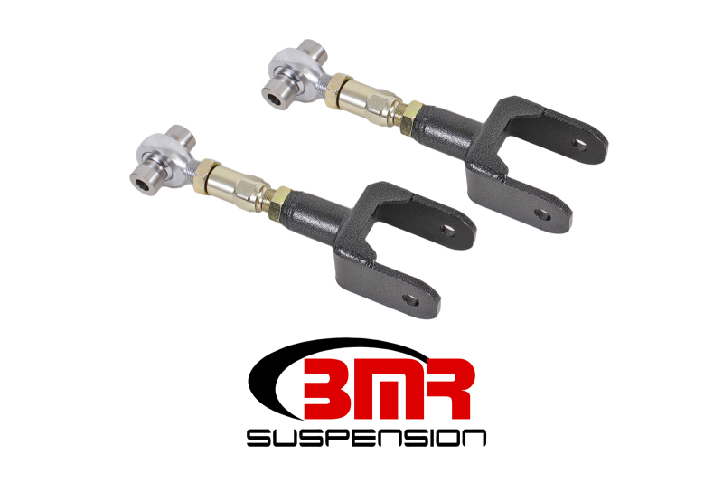 Ford Mustang Control Arms - Upper - BMR Suspension - On-car Adjustable, Rod End - Black Hammertone - `79-`04 Ford Mustang Control Arms - Upper - BMR Suspension - On-car Adjustable, Rod End - Black Hammertone - `79-`04